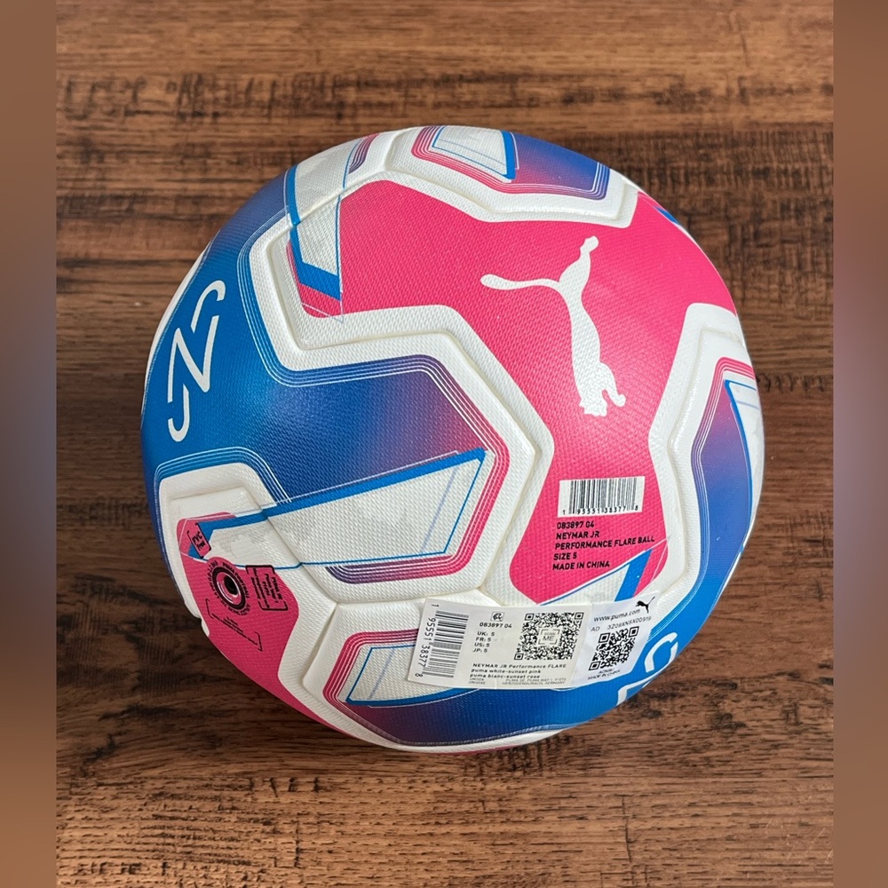 Puma Neymar Jr Performance Flare Soccer Ball ‘Blue Pink’ (size 5)